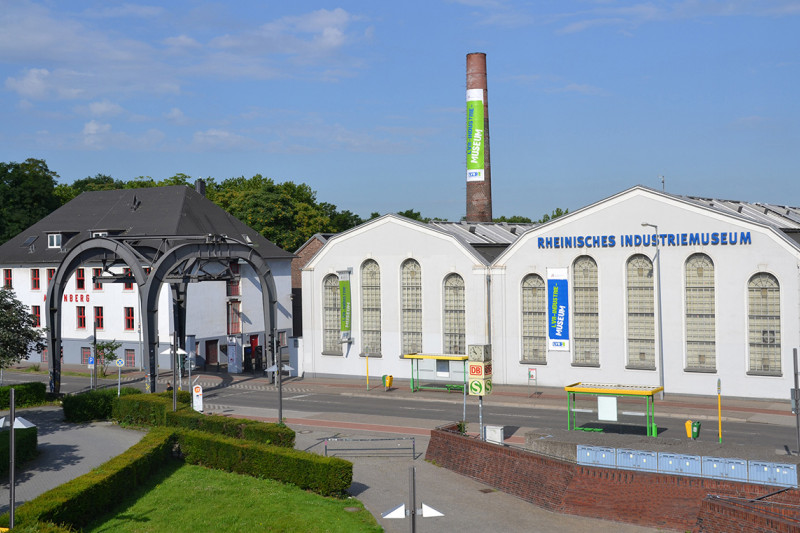Fassade des Rheinischen Industriemuseums in Oberhausen